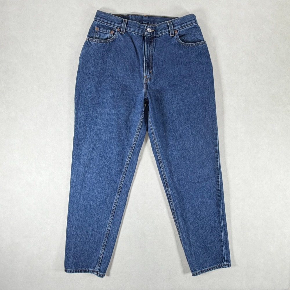 Levis 550 Relaxed Fit Tapered Leg Jeans Womens 14 Reg M Vintage USA Made 30x30